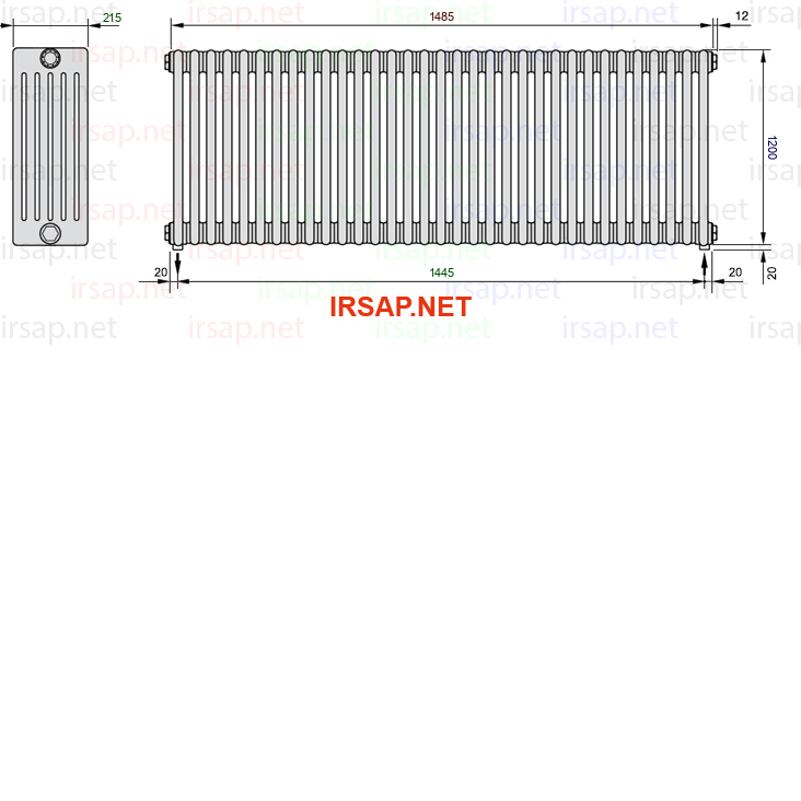 Радиатор IRSAP Tesi 61200/33 T16 CL 01